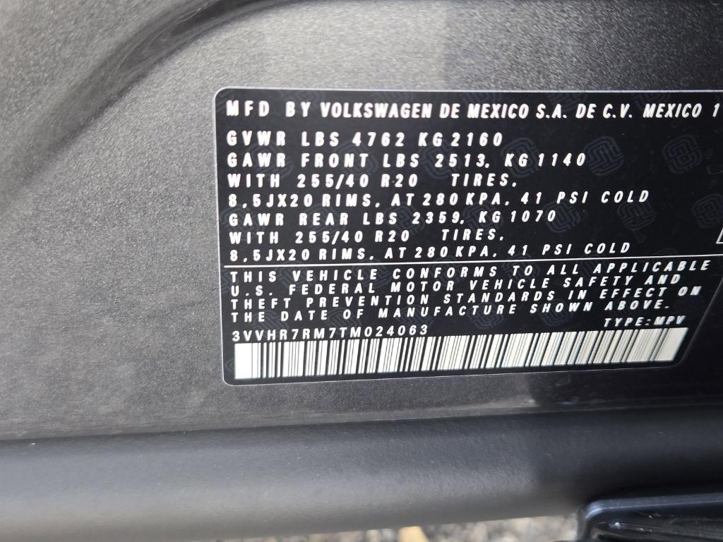 new 2026 Volkswagen Tiguan car, priced at $38,404