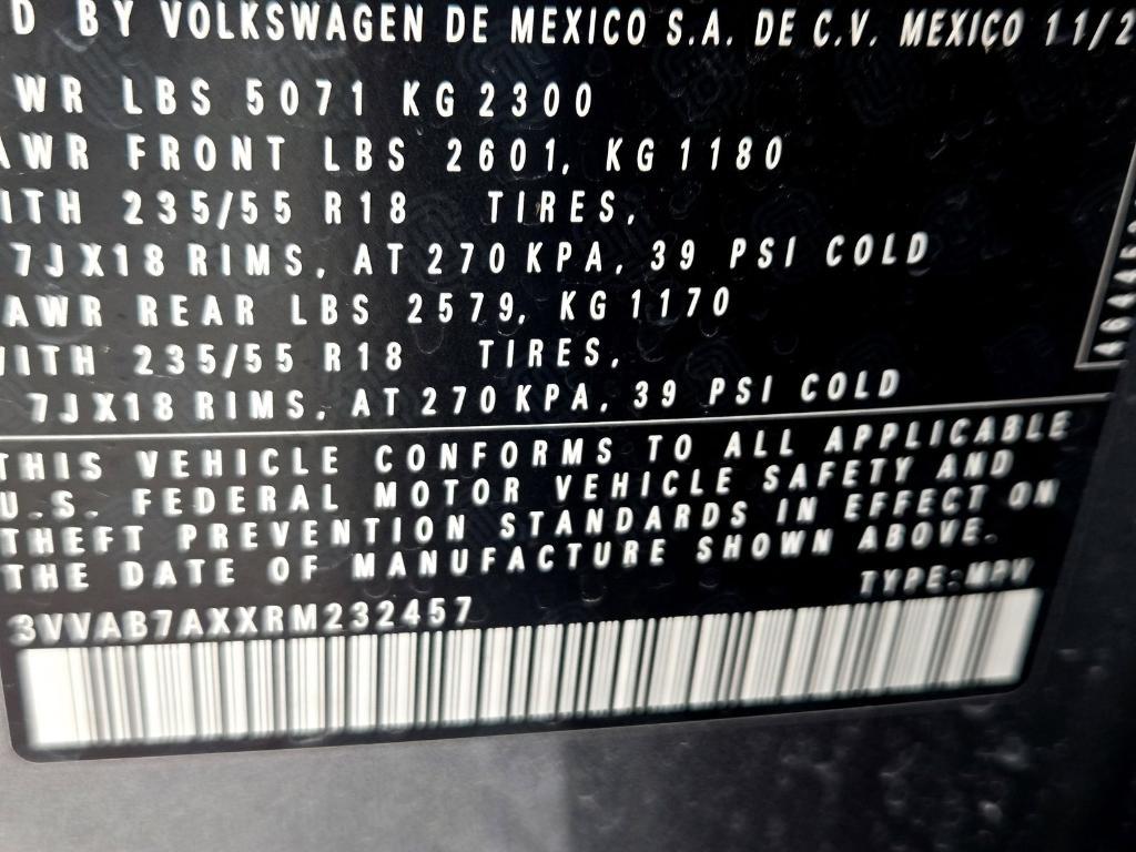 new 2024 Volkswagen Tiguan car, priced at $29,542