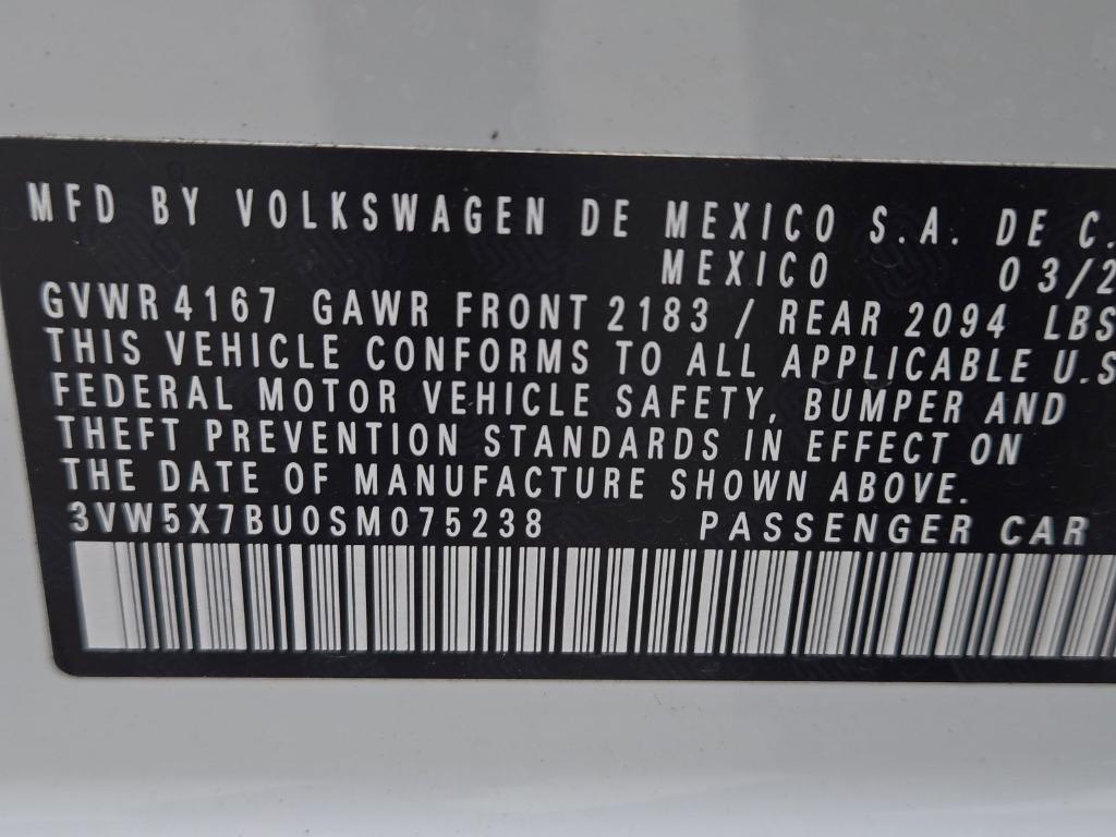 new 2025 Volkswagen Jetta car, priced at $23,124