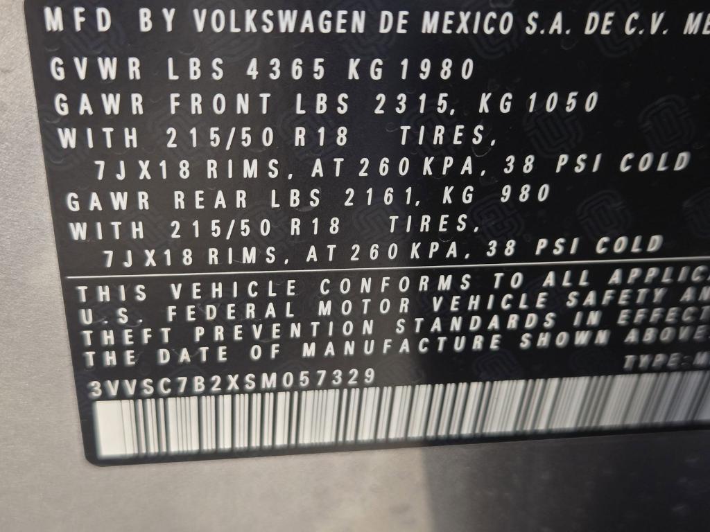 new 2025 Volkswagen Taos car, priced at $26,678