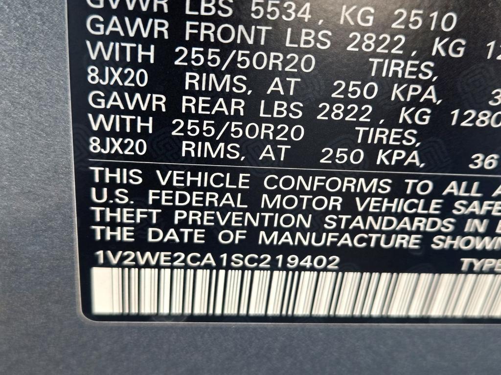 new 2025 Volkswagen Atlas Cross Sport car, priced at $37,488