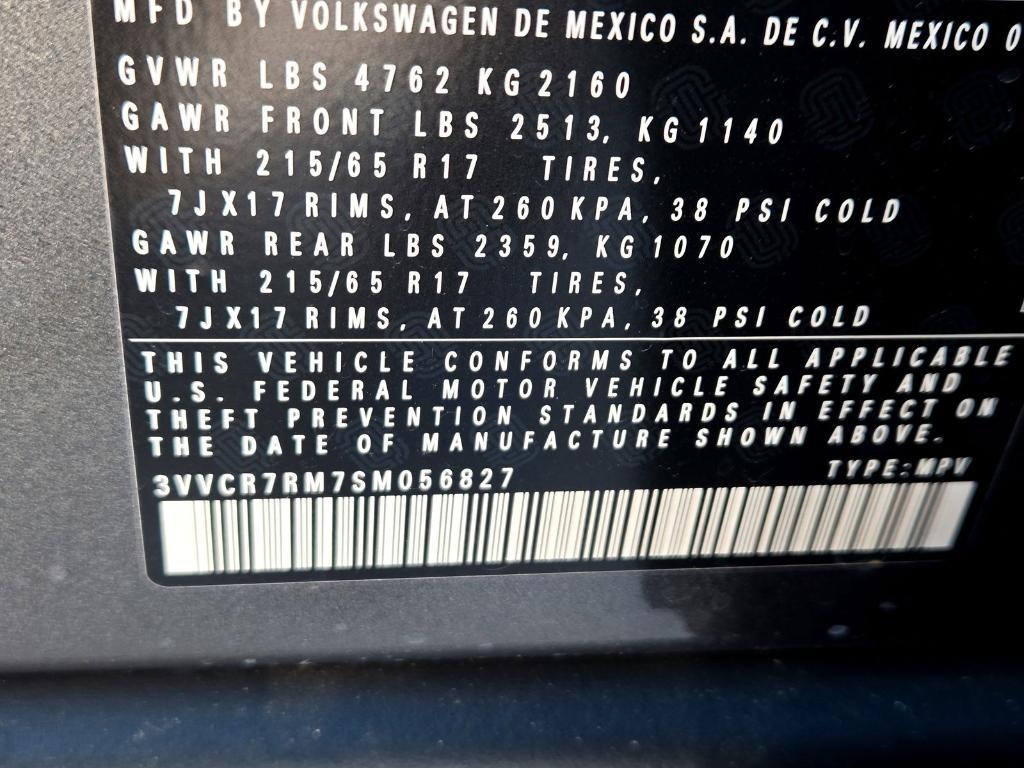 new 2025 Volkswagen Tiguan car, priced at $28,797