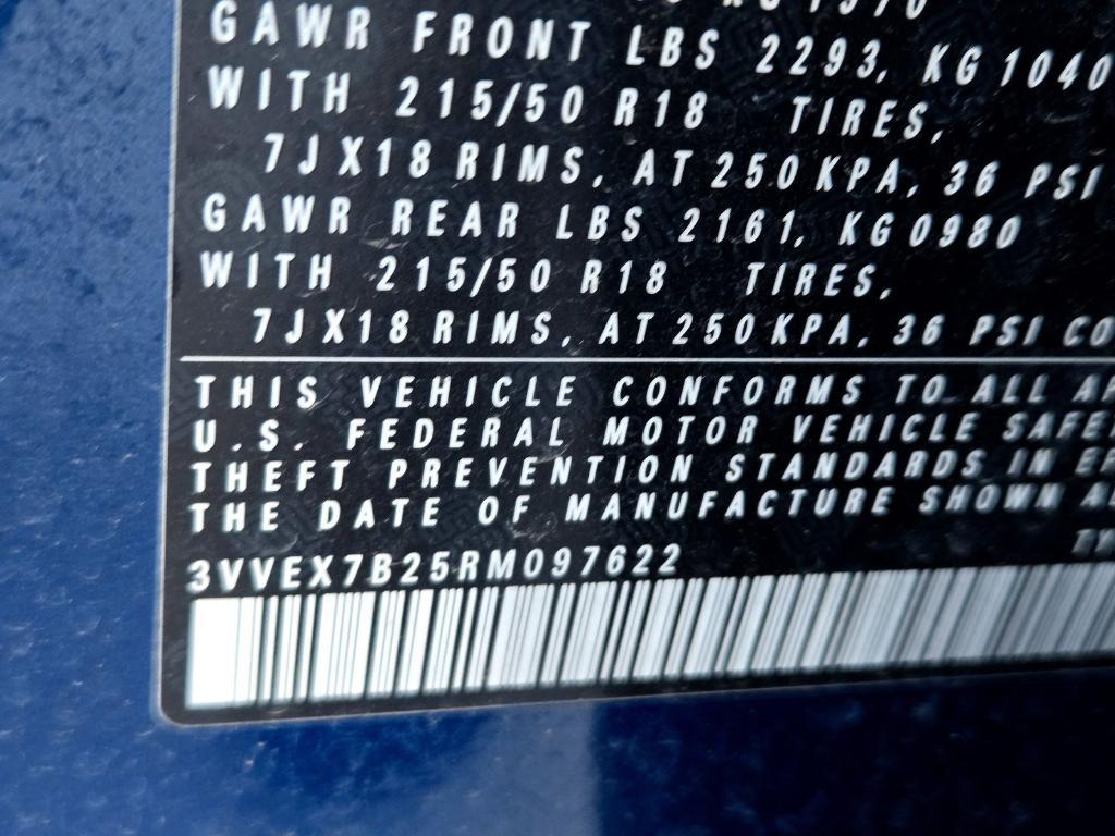 new 2024 Volkswagen Taos car, priced at $24,241