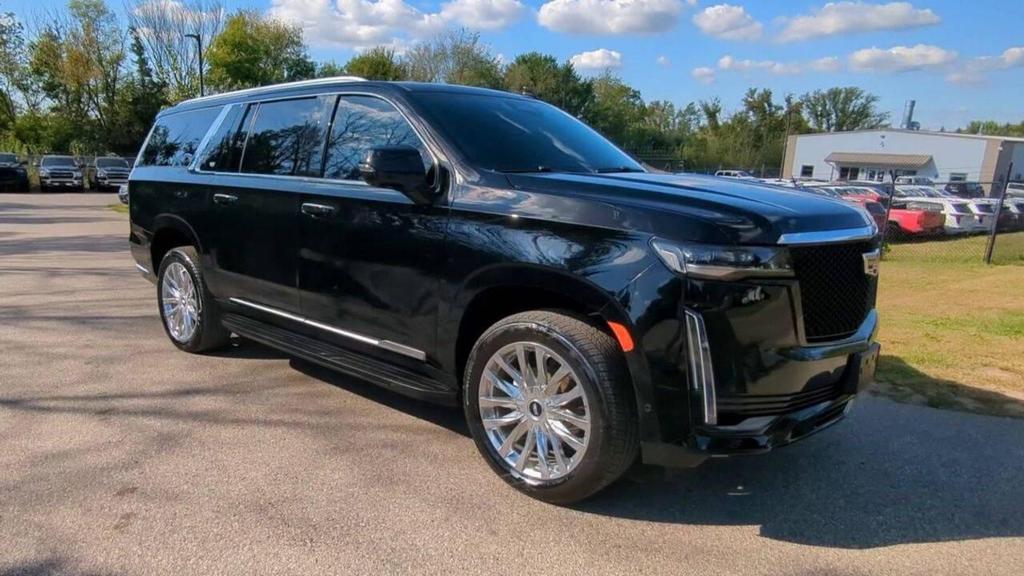 used 2024 Cadillac Escalade ESV car, priced at $73,846