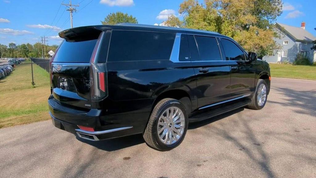 used 2024 Cadillac Escalade ESV car, priced at $73,846