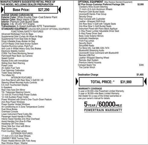 used 2020 Dodge Grand Caravan car, priced at $16,995