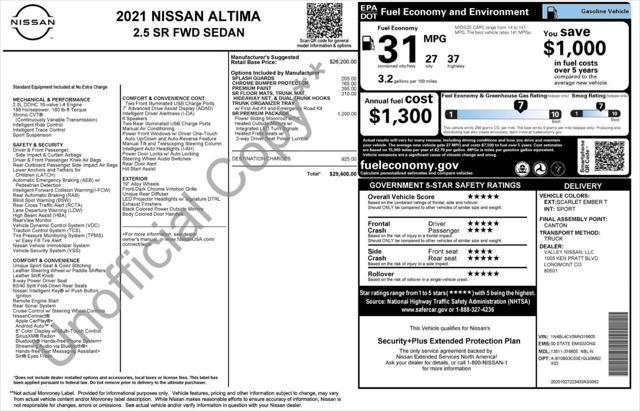 used 2021 Nissan Altima car, priced at $14,814