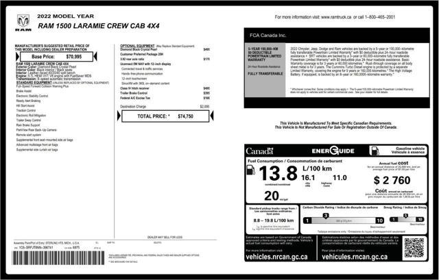 used 2022 Ram 1500 car, priced at $39,291