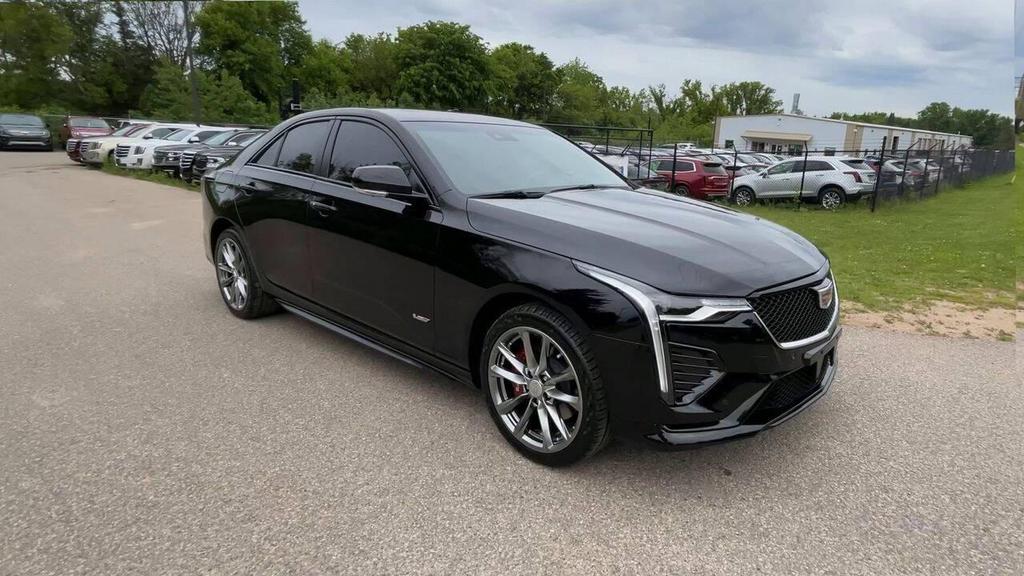 used 2022 Cadillac CT4-V car, priced at $33,859