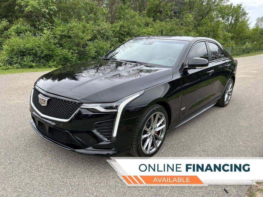 used 2022 Cadillac CT4-V car, priced at $33,859
