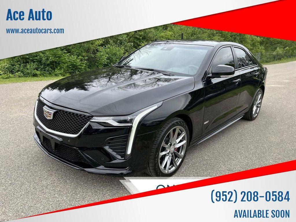 used 2022 Cadillac CT4-V car, priced at $33,859