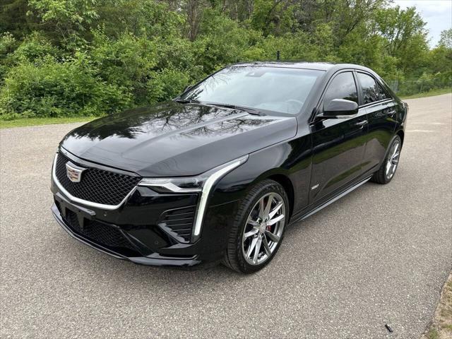 used 2022 Cadillac CT4-V car, priced at $34,859