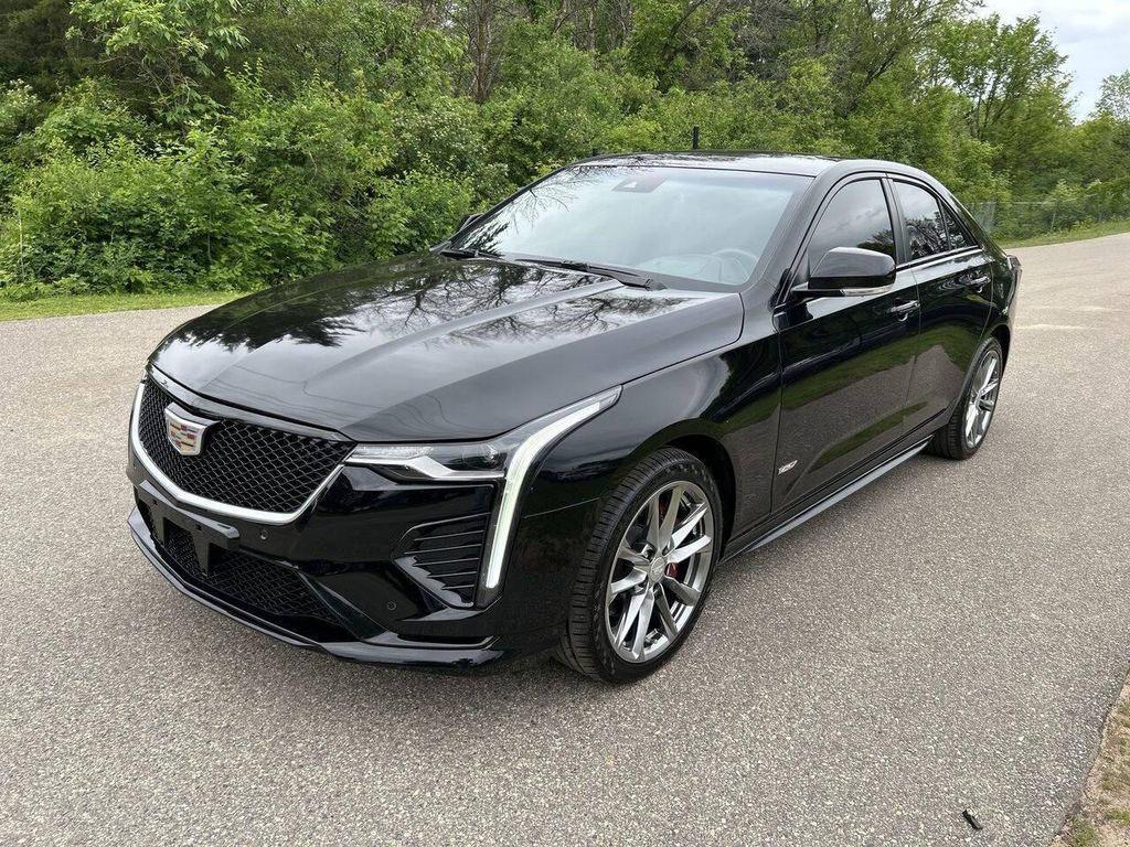 used 2022 Cadillac CT4-V car, priced at $33,859