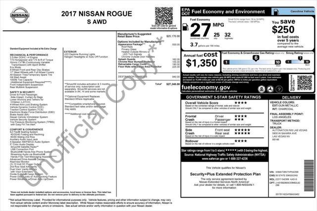 used 2017 Nissan Rogue car, priced at $11,316