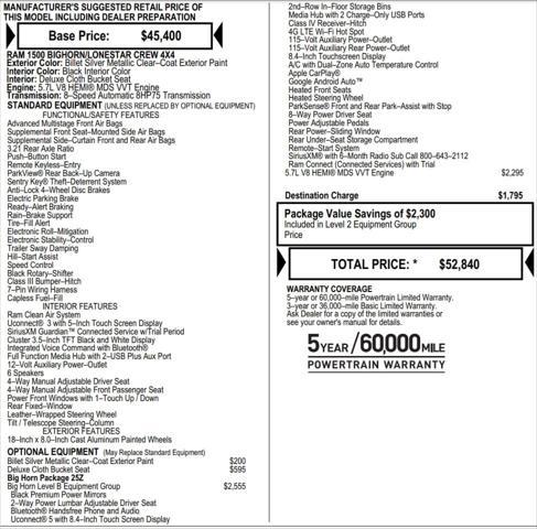 used 2022 Ram 1500 car, priced at $30,922