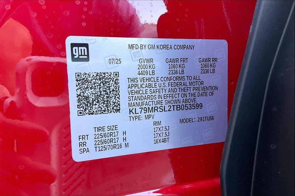 new 2026 Chevrolet TrailBlazer car, priced at $31,495