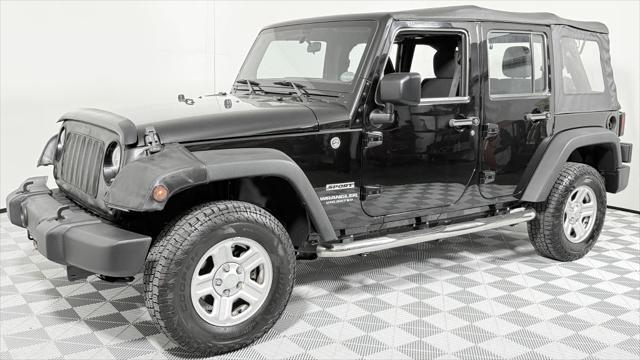 used 2016 Jeep Wrangler Unlimited car, priced at $20,999