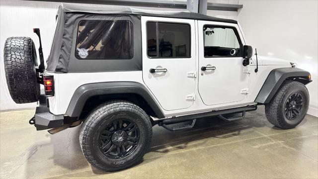 used 2016 Jeep Wrangler Unlimited car, priced at $15,999