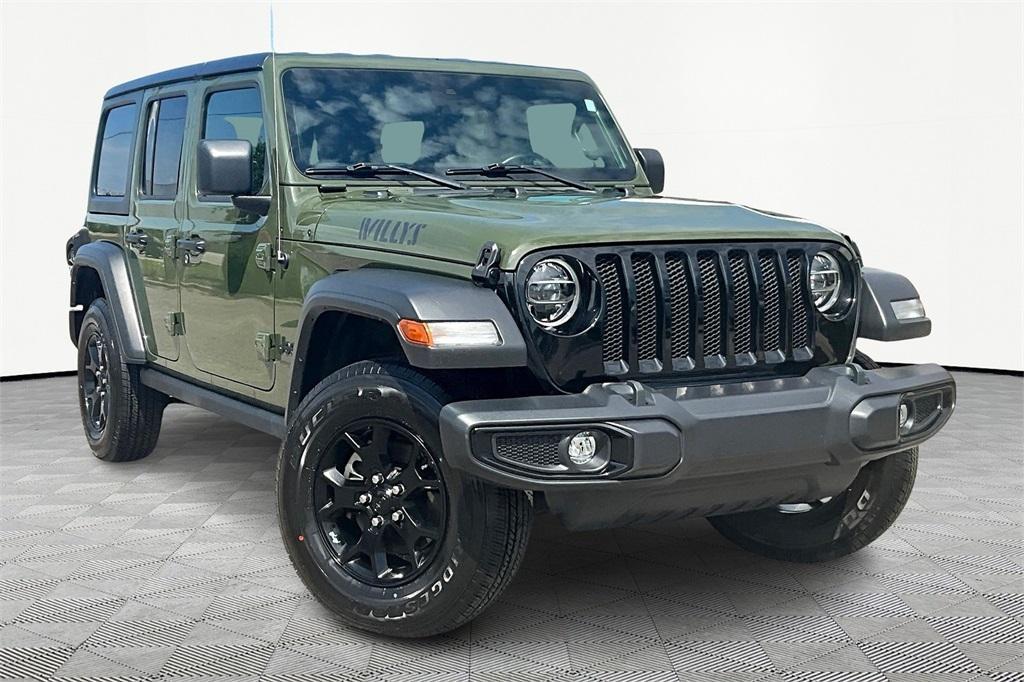 used 2021 Jeep Wrangler Unlimited car, priced at $28,474