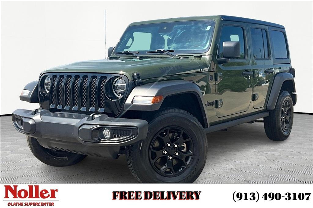 used 2021 Jeep Wrangler Unlimited car, priced at $27,783