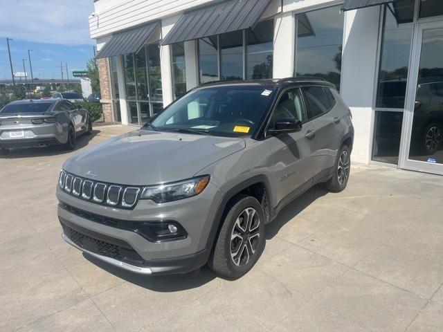 used 2022 Jeep Compass car, priced at $23,142