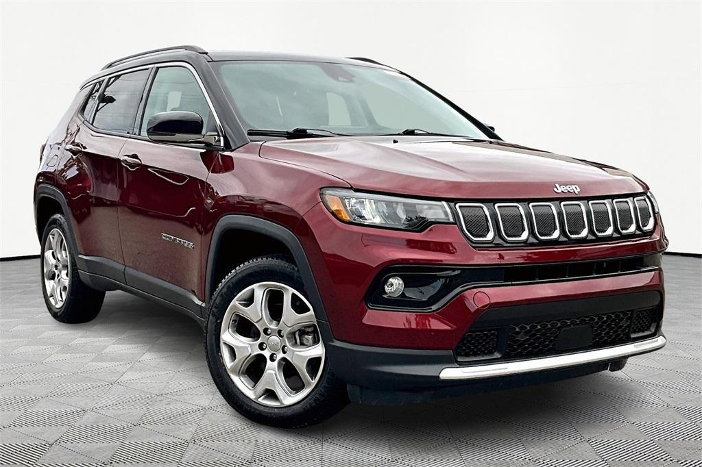 used 2022 Jeep Compass car, priced at $23,314
