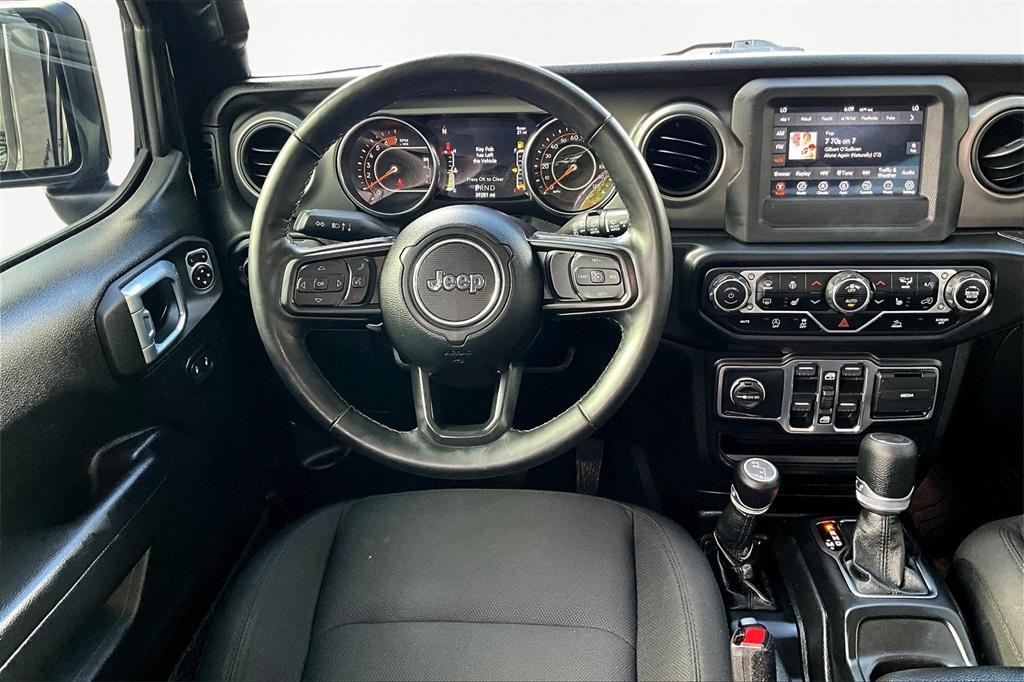 used 2021 Jeep Wrangler Unlimited car, priced at $31,097
