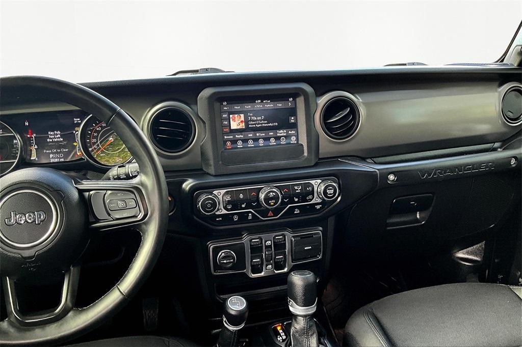used 2021 Jeep Wrangler Unlimited car, priced at $31,097
