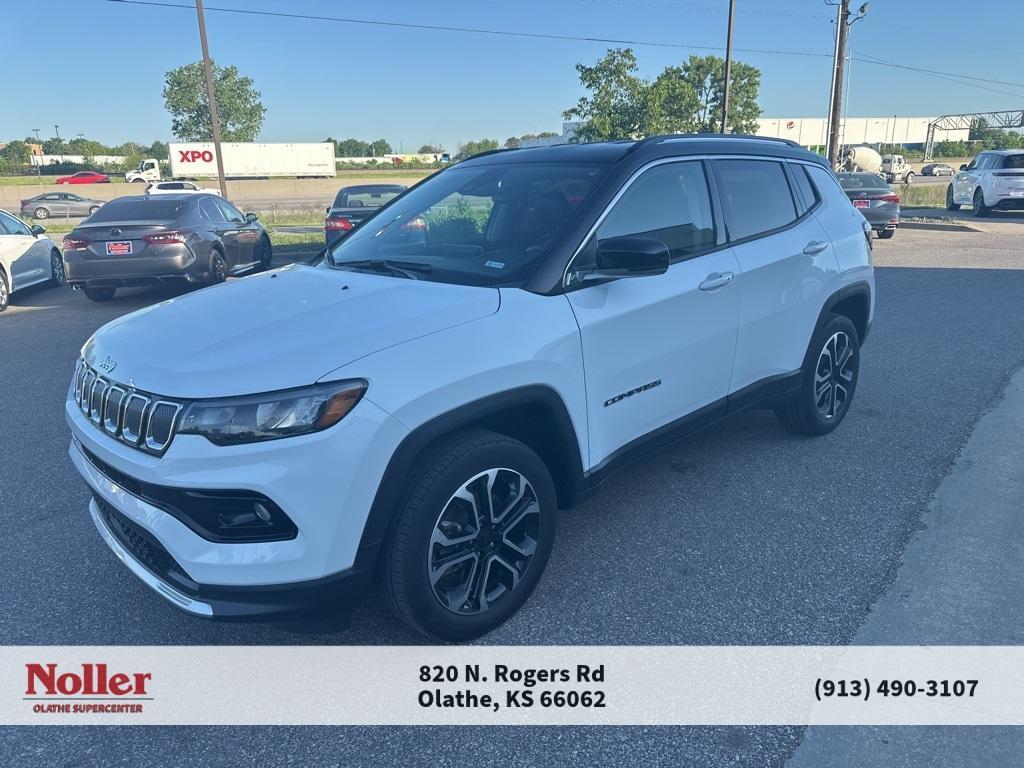 used 2022 Jeep Compass car, priced at $23,624