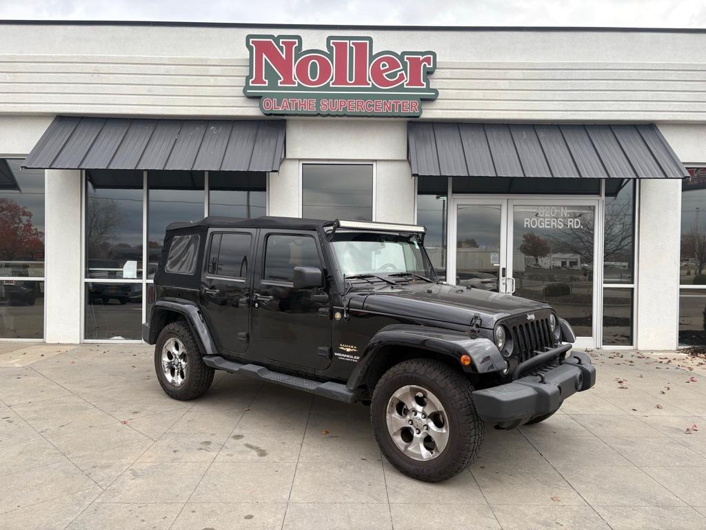 used 2015 Jeep Wrangler Unlimited car, priced at $19,187