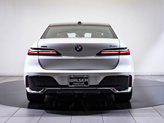 new 2025 BMW 740 car, priced at $105,925