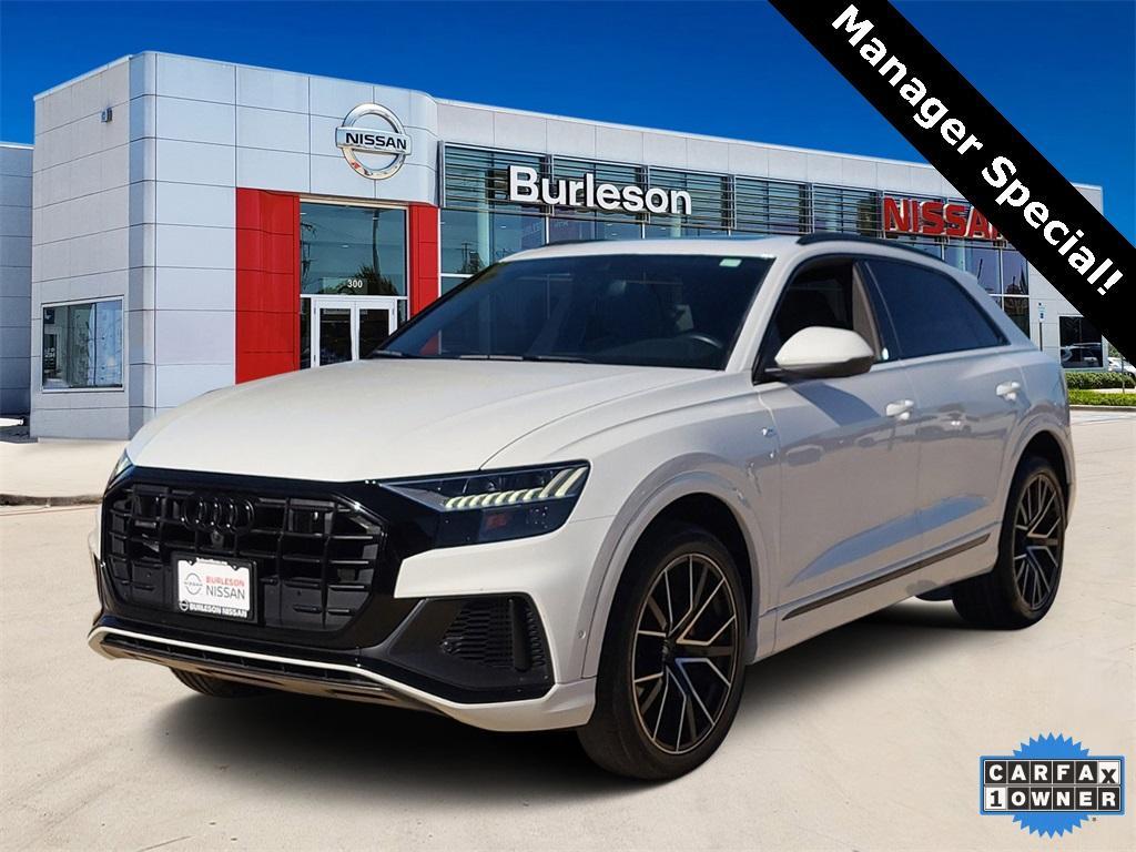 used 2021 Audi Q8 car, priced at $39,700