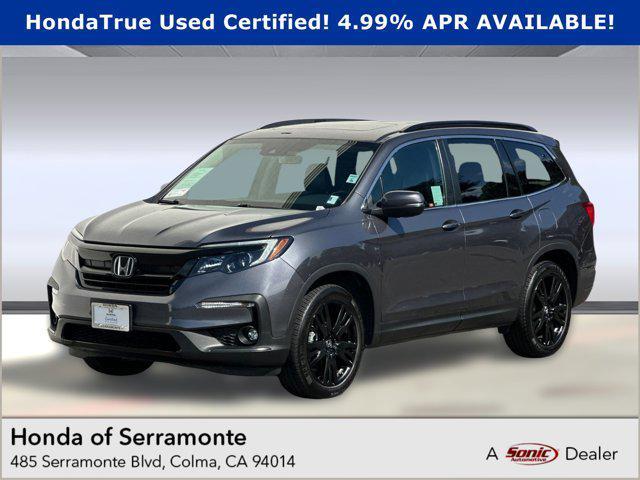 used 2022 Honda Pilot car, priced at $24,988