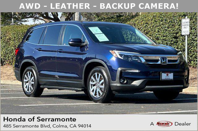 used 2021 Honda Pilot car, priced at $25,996