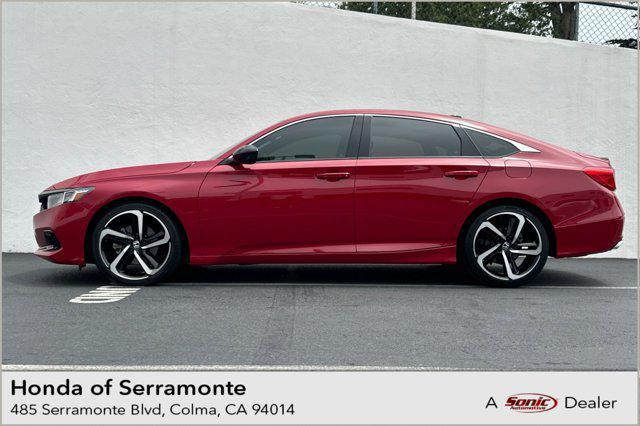used 2021 Honda Accord car, priced at $25,487