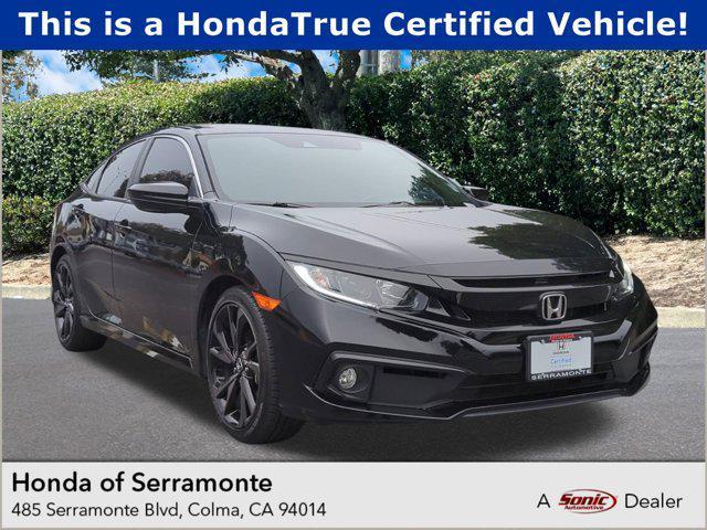 used 2020 Honda Civic car, priced at $21,888