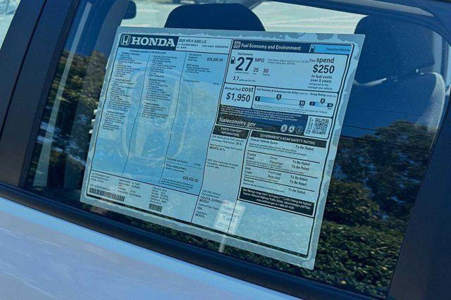 new 2025 Honda HR-V car, priced at $25,054