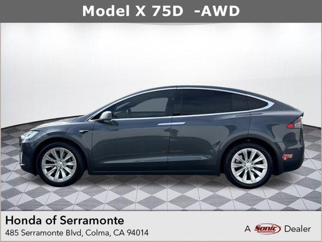 used 2017 Tesla Model X car, priced at $25,887