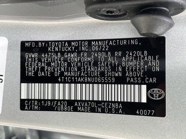 used 2022 Toyota Camry car, priced at $21,986