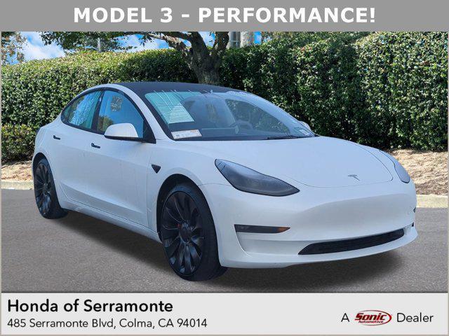 used 2023 Tesla Model 3 car, priced at $34,999