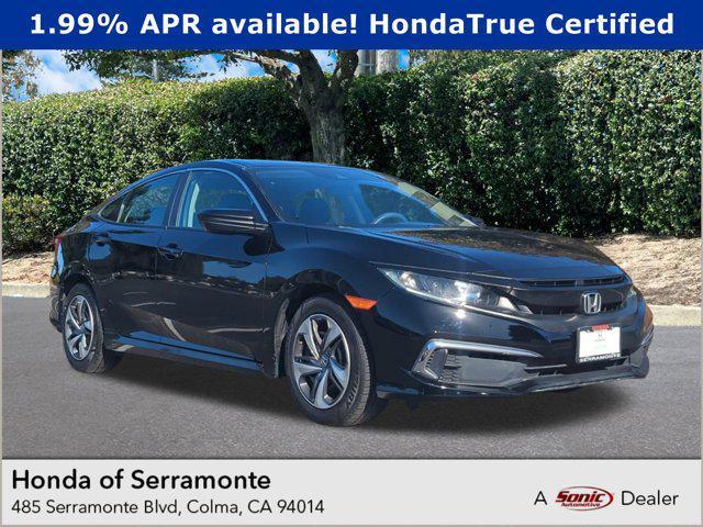 used 2020 Honda Civic car, priced at $18,999