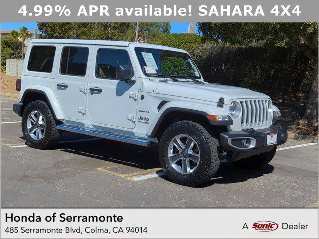 used 2021 Jeep Wrangler Unlimited car, priced at $30,997