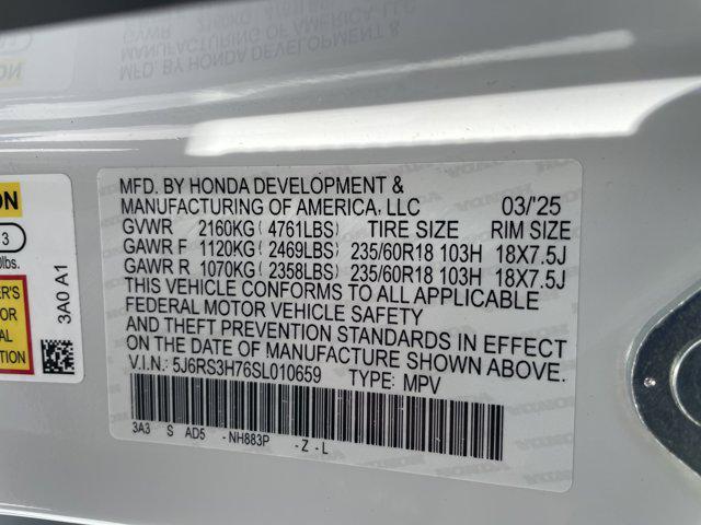 new 2025 Honda CR-V car, priced at $35,851