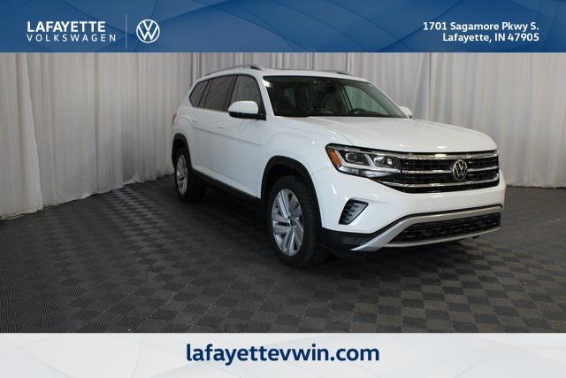 used 2021 Volkswagen Atlas car, priced at $25,000