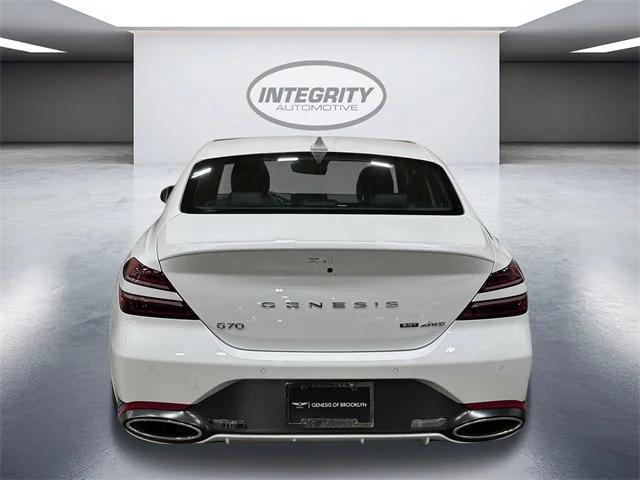 used 2024 Genesis G70 car, priced at $45,888