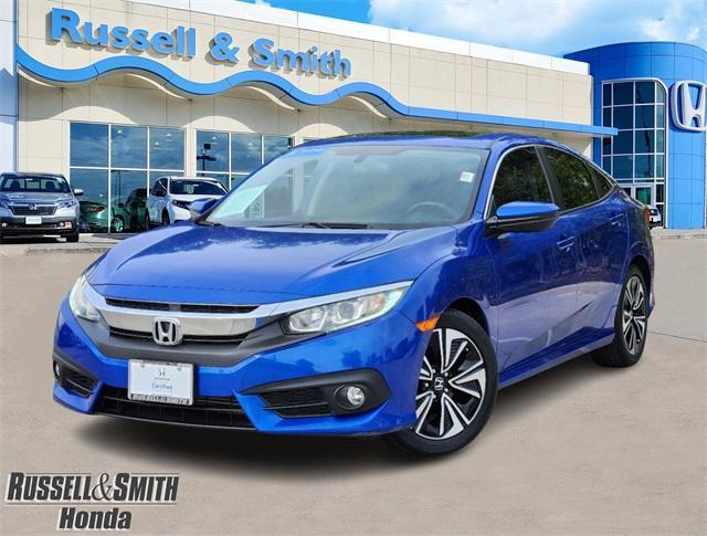 used 2018 Honda Civic car, priced at $21,787