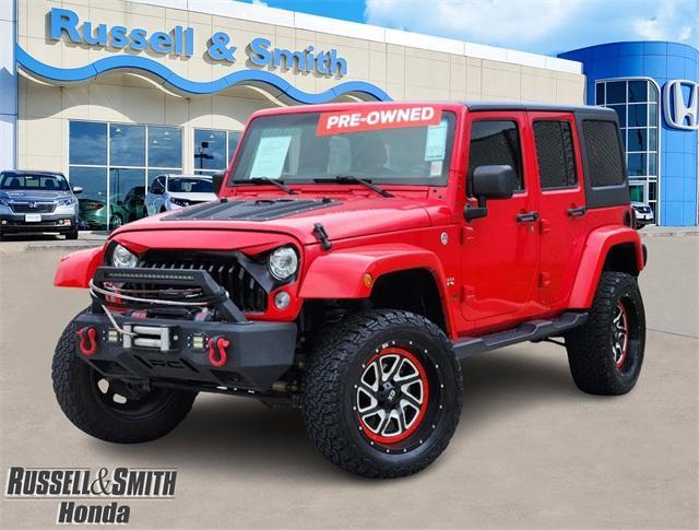used 2018 Jeep Wrangler JK Unlimited car, priced at $25,702