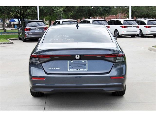 new 2025 Honda Accord car, priced at $31,076