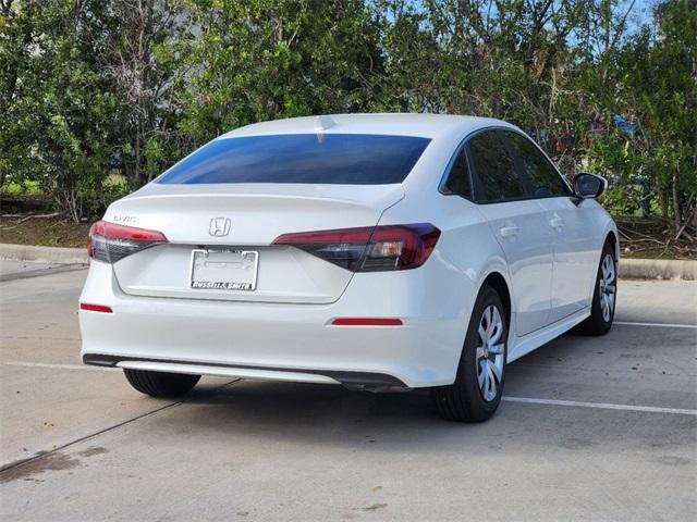 new 2025 Honda Civic car, priced at $24,910