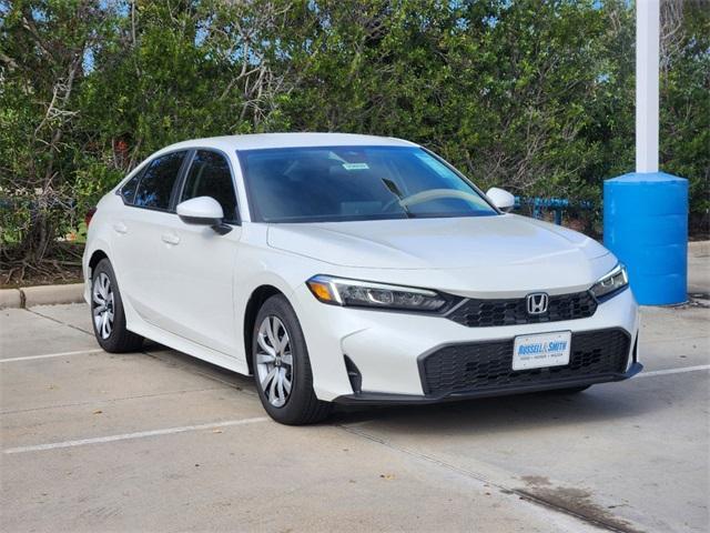 new 2025 Honda Civic car, priced at $24,910